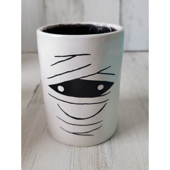 Rae Dunn Mummy candle AS IS Trick or Treat Halloween home decor - Picture 1 of 10